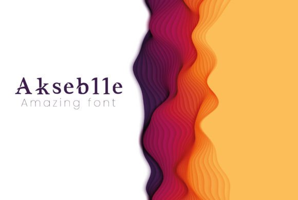 Akseblle: A Playful Handwritten Typeface for Digital Charm