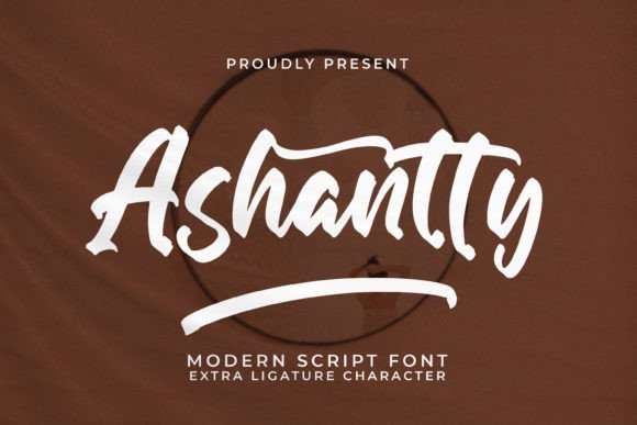 Ashantty: A Modern Script Font for Digital Branding