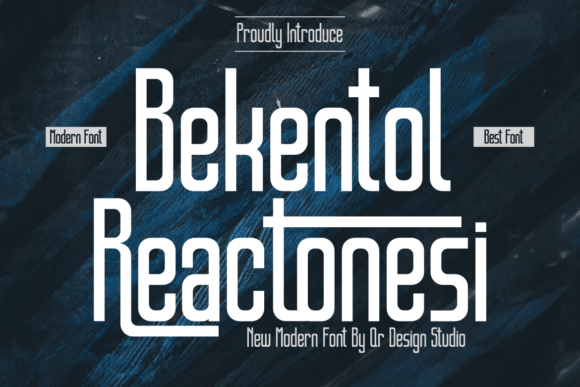 Bekentol Reactonesi: A Modern Sans Serif for Editorial Calm