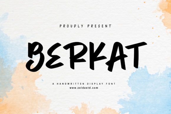 Berkat: A Luxury Handwritten Font for Crafters & Sellers