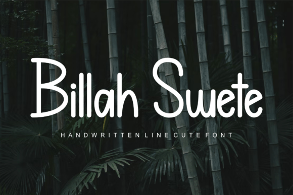 BillahSwete: A Display Font That Cuts Through the Feed