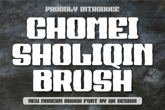 Chomei Sholiqin Brush: A Bold Sans Serif Font for Scroll-Stopping Campaigns