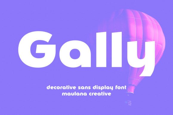 Gally: A Modern Sans Serif Display Font for Digital Branding