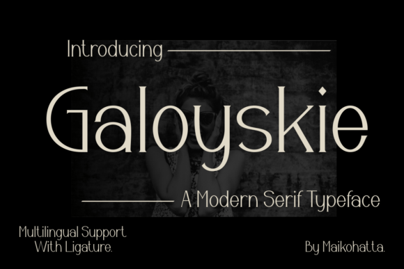 Galoyskie: A Modern Serif Font That Elevates Real Small Business Branding