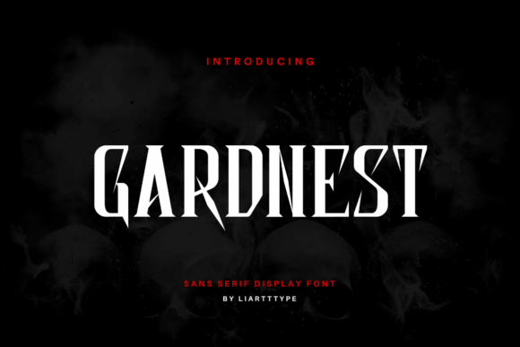 Gardnest: A Futuristic Serif Font That Cuts Through the Feed