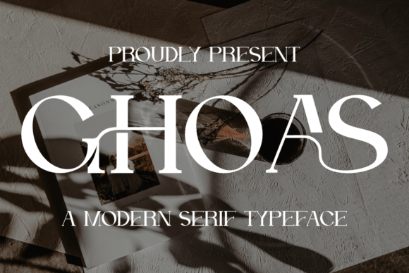 Ghoas Serif Font: A Bold Display Typeface for Campaign Headlines