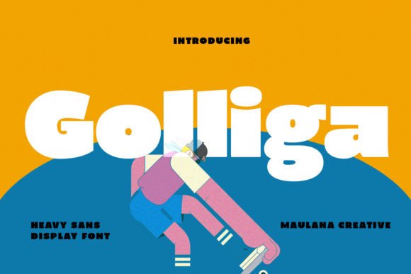 Golliga: A Bold Sans Serif Font That Commands Attention Online