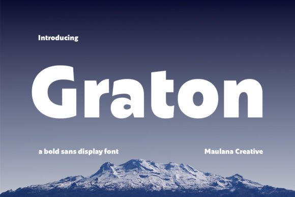 Graton: A Clean Sans Serif Font for Crafters & Sellers