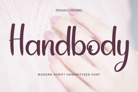 Handbody: A Modern Handwritten Font for Crafters & Sellers