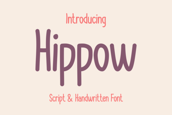 Hippow: A Bold Handwritten Font That Elevates Web Headlines