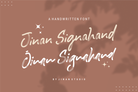 Jinan Signahand: A Modern Handwritten Typeface for Thoughtful Branding