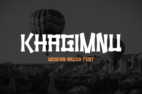 Khagimnu: A Bold Serif Font for Digital Branding
