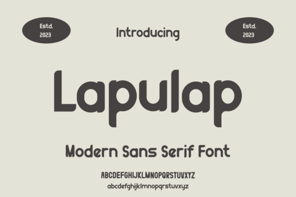 Lapulap: A Bold, Authentic Display Font for Small Business Branding