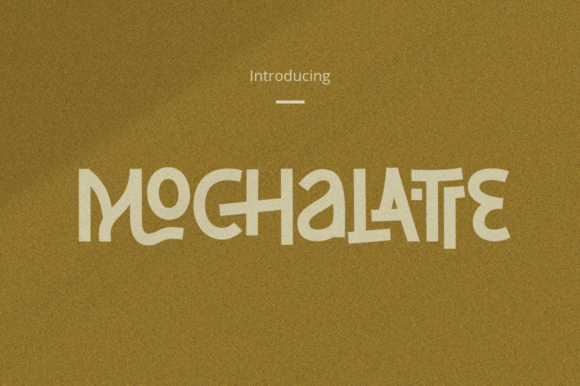 Mochalatte: A Thoughtful Display Font for Editorial Warmth