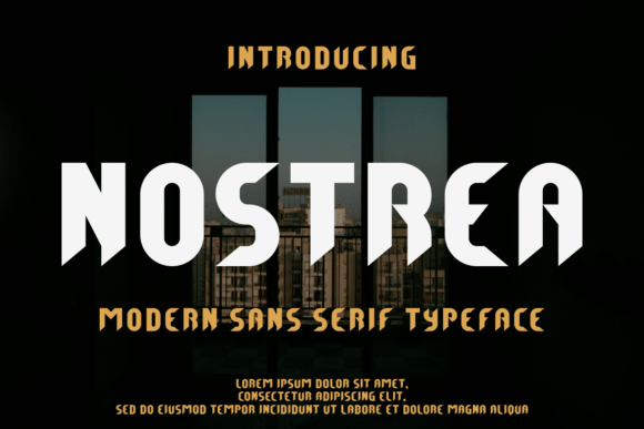 Nostrea: A Bold, Authentic Sans Serif Display Font for Digital Brands