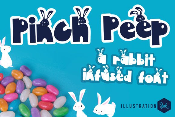 Pinch Peep: A Bold Sans Serif Font for Easter Campaigns