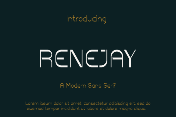 Renejay: A Bold Display Font That Cuts Through the Feed