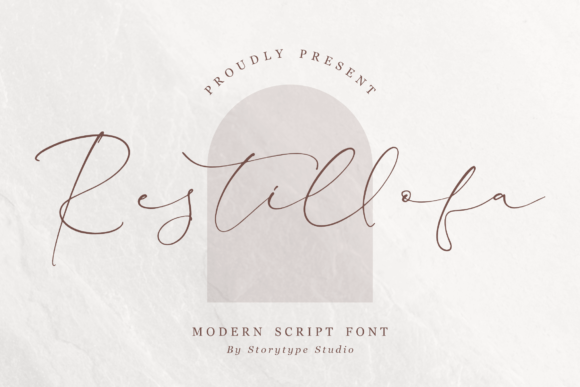 Restillofa: A Modern Script Font for Polished Digital Branding