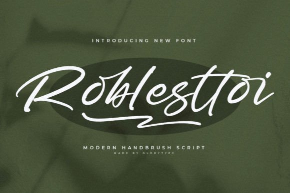 Roblesttoi: A Warm, Organic Script Font for Digital Branding