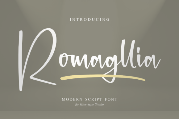 Romagllia: A Script Font That Earns Its Space