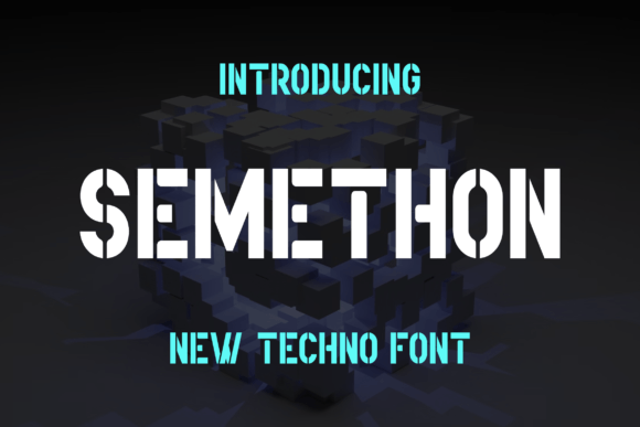 Semethon: A Techno-Inspired Sans Serif for Editorial Identity