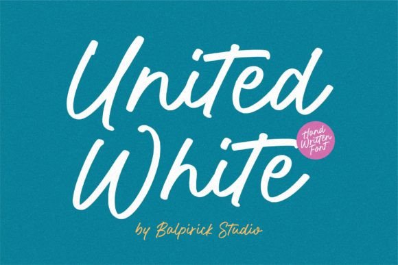 United White: A Handwritten Typeface That Feels Like Home