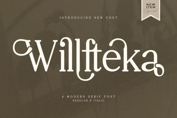Willfteka: A Serif Font That Elevates Campaign Headlines